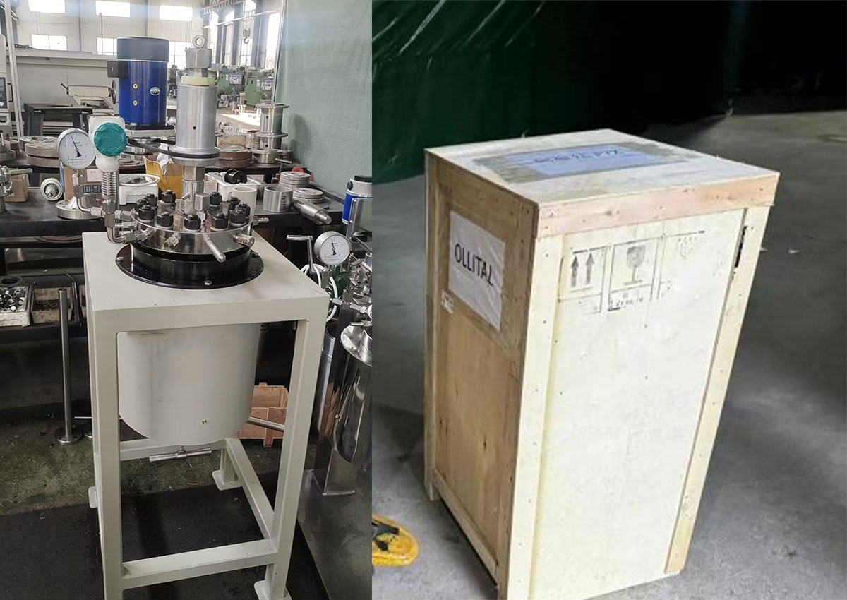 Shipping of 10L Reactor to Saudi Arabia